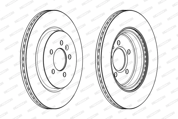 FERODO DDF2188C - Тормозной диск PREMIER