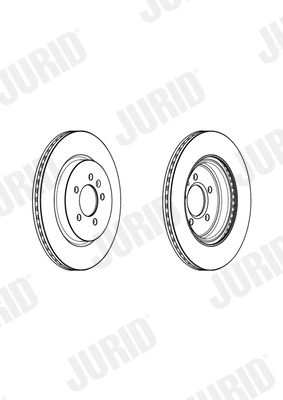 JURID 562975JC - Тормозные диски
