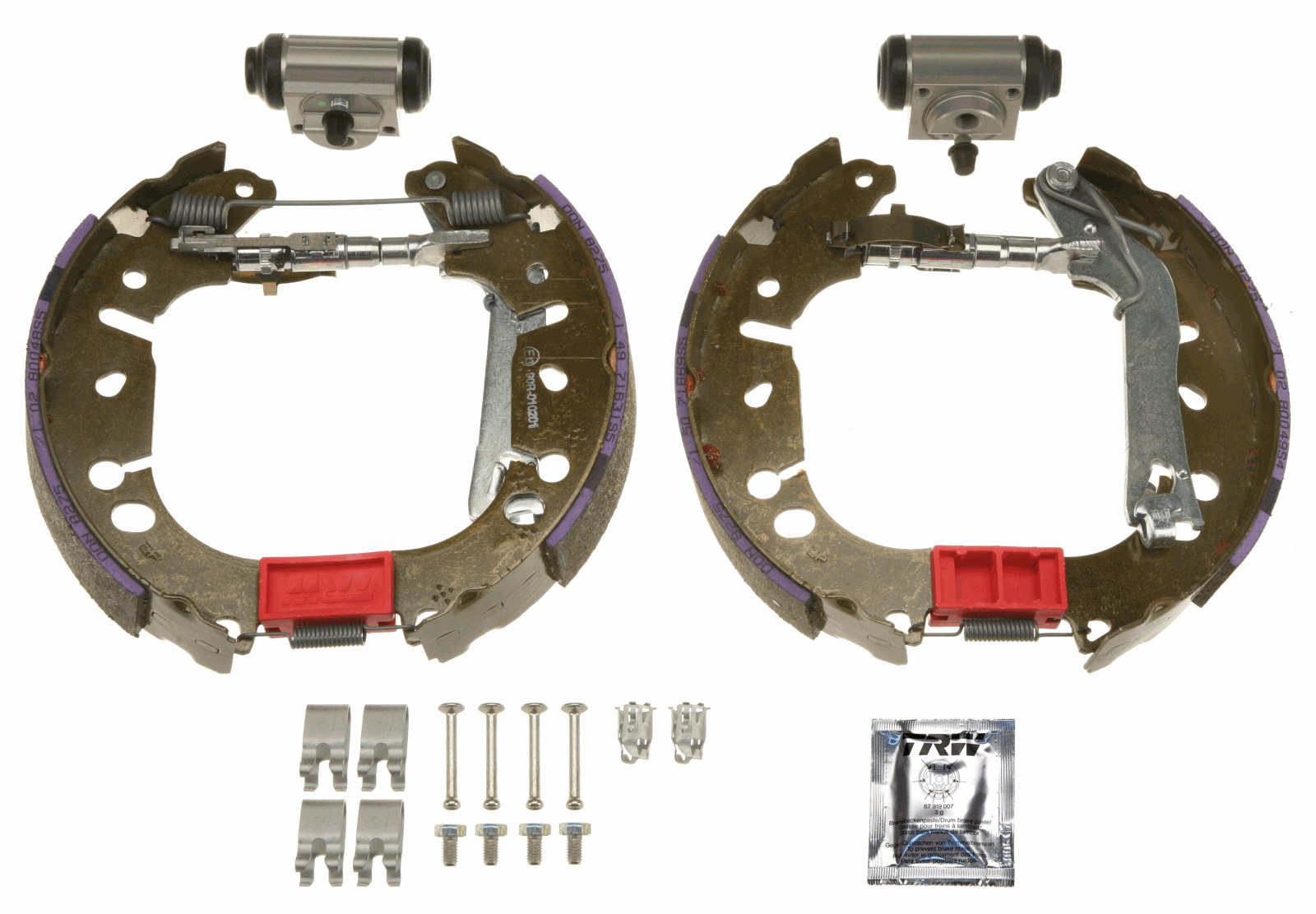 TRW GSK1756 - Комплект тормозных колодок Superkit