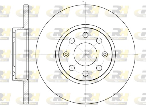 ROADHOUSE 61209.00 - Тормозные диски