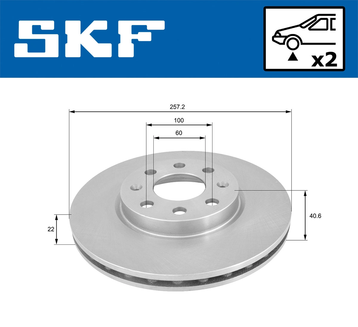 SKF VKBD 80038 V2 - Тормозные диски