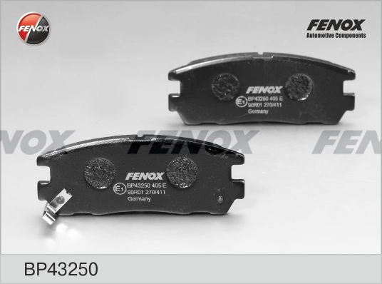 FENOX BP43250 - Тормозные колодки 