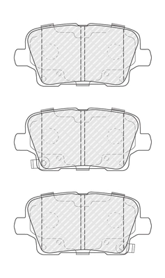 FERODO FDB5202 - Комплект тормозных колодок, дисковый тормоз PREMIER ECO FRICTION