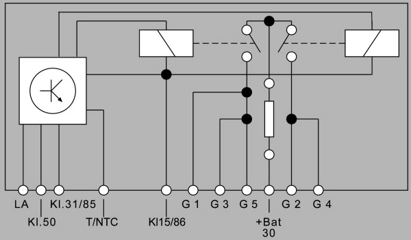 HELLA 4RV 008 188-061 - Реле свечей накала