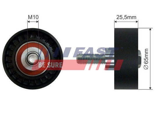FAST FT44538 - Ролик обводной приводного ремня