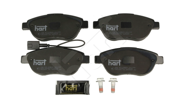 HART 248 973 - Комплект тормозных колодок, дисковый тормоз PREMIUM LINE