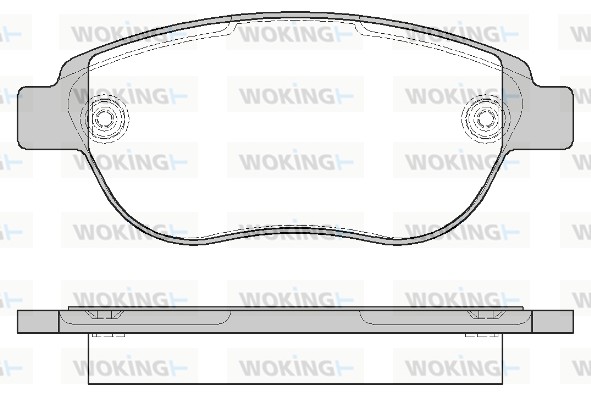 WOKING P9413.00 - Тормозные колодки 