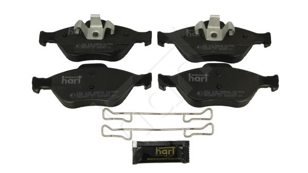 HART 252 318 - Комплект тормозных колодок, дисковый тормоз PREMIUM LINE