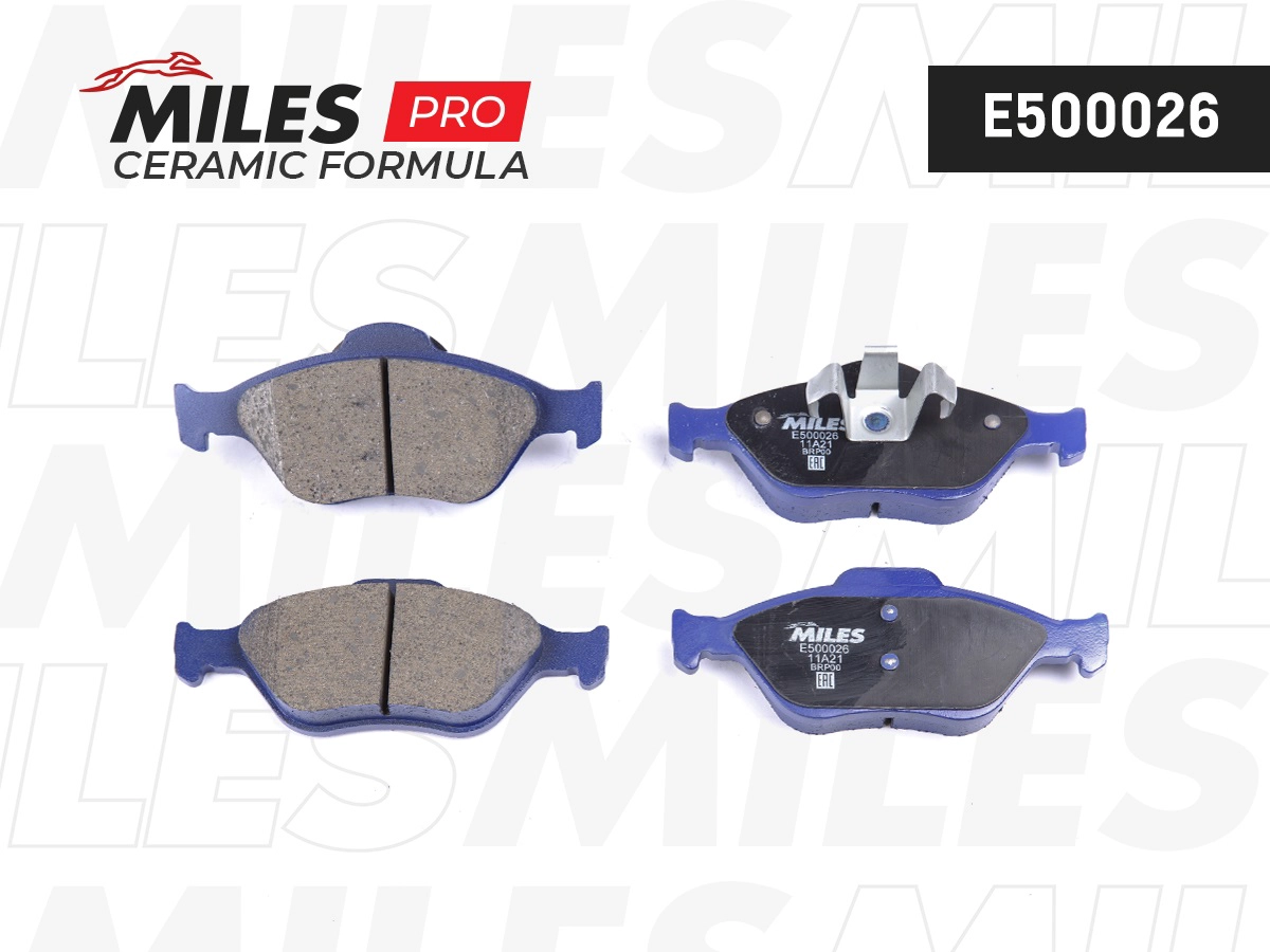 MILES E500026 - Тормозные колодки 