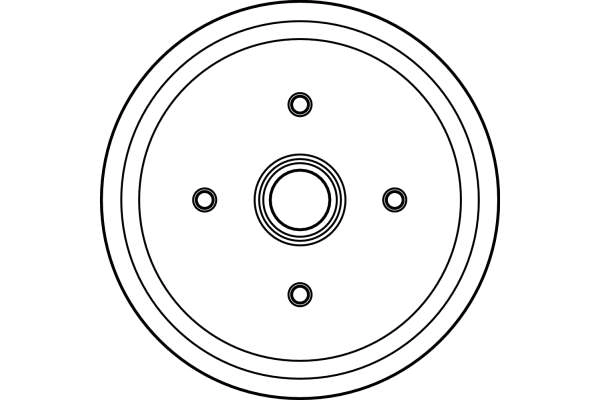 TRW DB4028 - Тормозной барабан