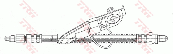 TRW PHC292 - Тормозные шланги