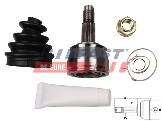 FAST FT25073K - ШРУС