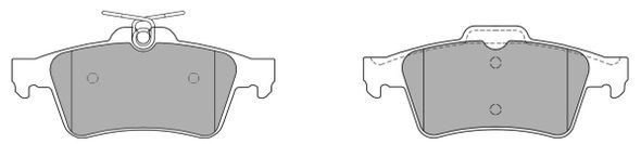 FREMAX FBP-1254 - Тормозные колодки 