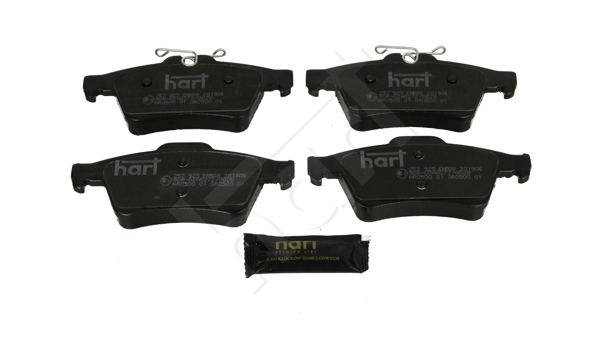 HART 252 925 - Комплект тормозных колодок, дисковый тормоз PREMIUM LINE