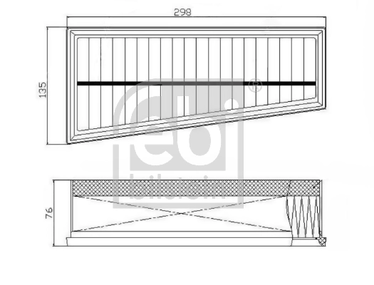 FEBI BILSTEIN 172765 - Воздушный фильтр