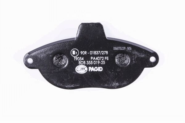 HELLA 8DB 355 019-251 - Тормозные колодки 