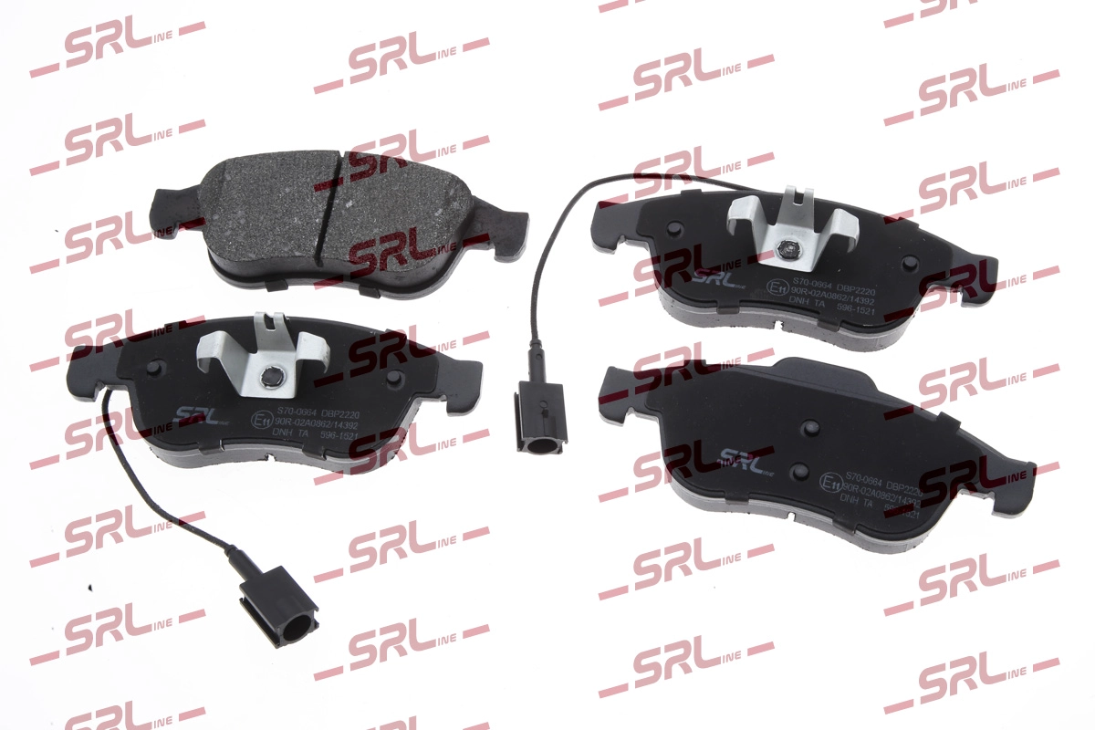 SRLINE S70-0664 - Тормозные колодки 