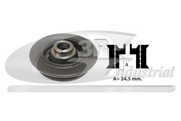 3RG 10402 - Шкив коленвала