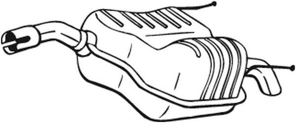 BOSAL 185-001 - Глушитель