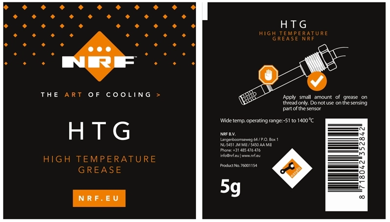 NRF 707120 - Датчик, температура выхлопных газов EASY FIT