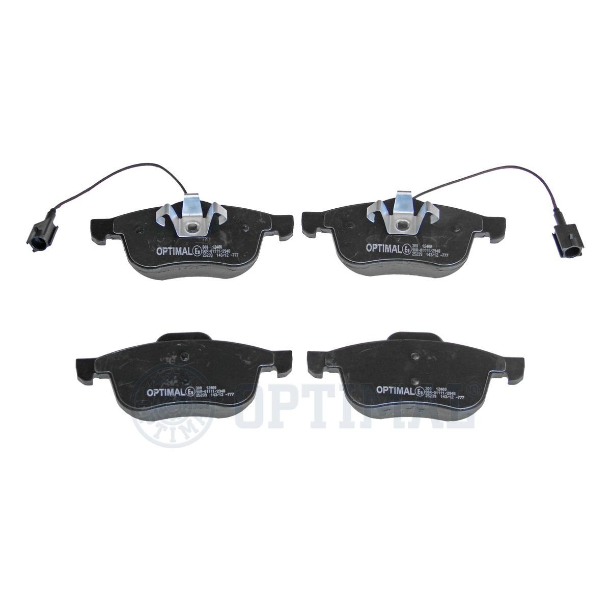 OPTIMAL BP-12400 - Тормозные колодки 