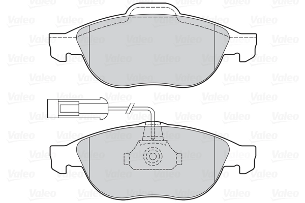 VALEO 302074 - Комплект тормозных колодок, дисковый тормоз FIRST