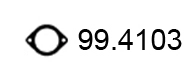 ASSO 99.4103 - Прокладка глушителя