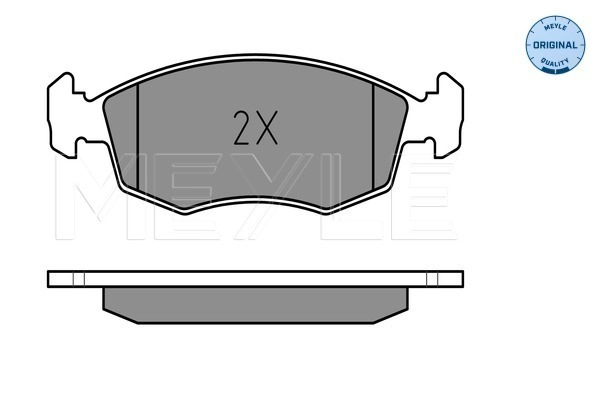 MEYLE 025 235 5218 - Комплект тормозных колодок, дисковый тормоз MEYLE-ORIGINAL: True to OE.