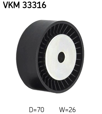 SKF VKM 33316 - Ролик обводной приводного ремня