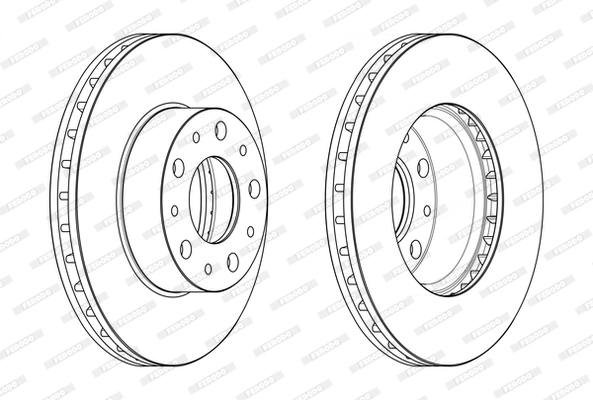 FERODO DDF2659 - Тормозной диск PREMIER