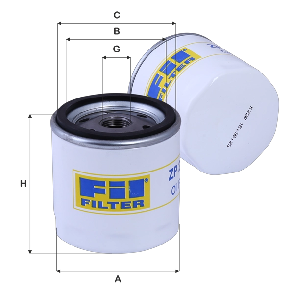 FIL FILTER ZP 21 C - Масляный фильтр
