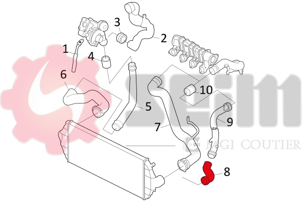 SEIM 981152 - Патрубок турбины
