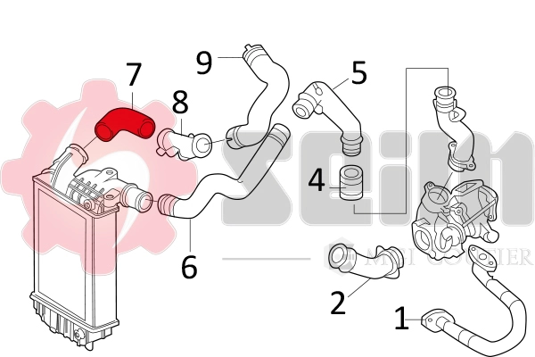 SEIM 981158 - Патрубок турбины