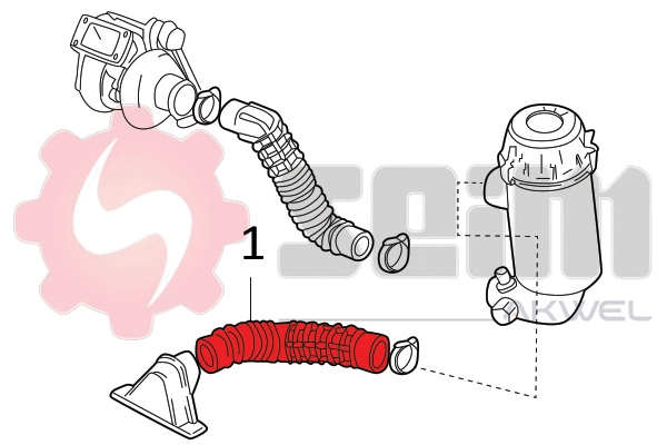 SEIM 982074 - Патрубок турбины