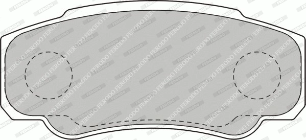 FERODO FVR1480 - Комплект тормозных колодок, дисковый тормоз PREMIER ECO FRICTION