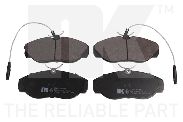 NK 229974 - Тормозные колодки 