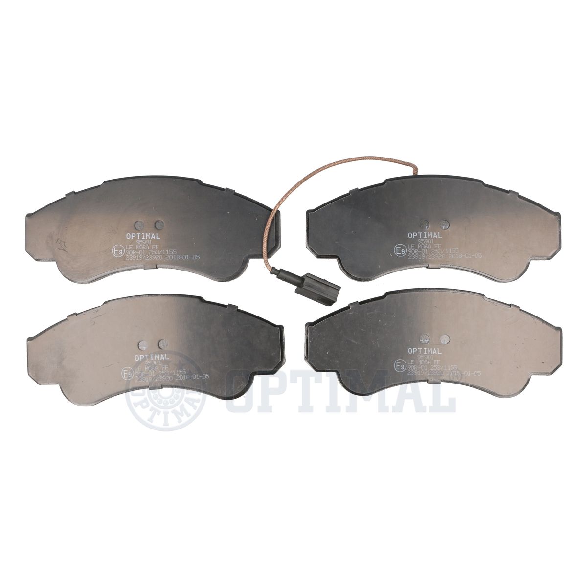 OPTIMAL BP-95901 - Тормозные колодки 
