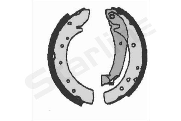 STARLINE BC 07120 - Барабанные колодки