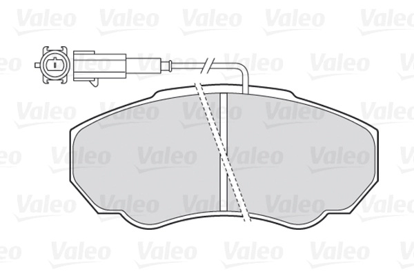 VALEO 670568 - Тормозные колодки 