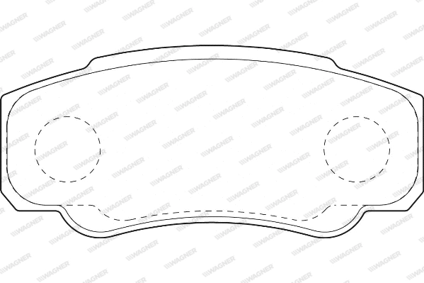 WAGNER WBP23921A - Тормозные колодки 