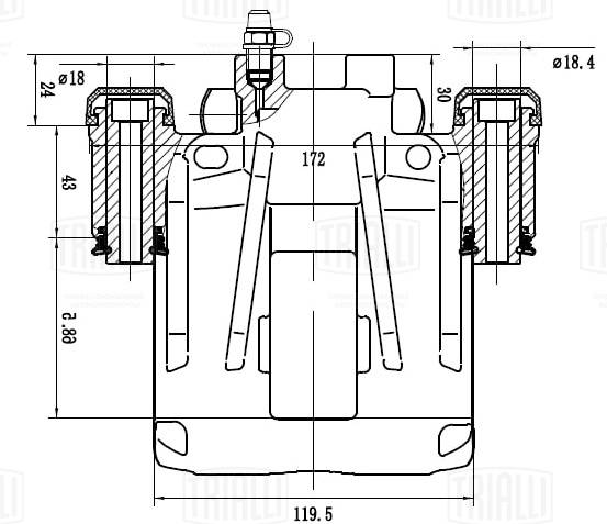 Тормозной суппорт