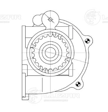 LUZAR LWP 2406 - Водяной насос - помпа