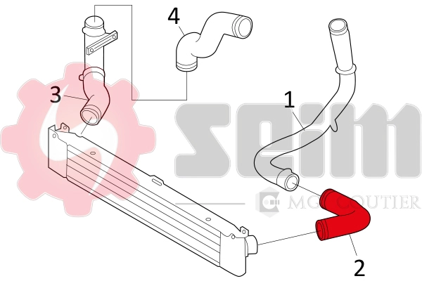 SEIM 981160 - Патрубок турбины