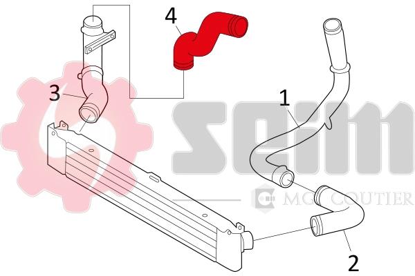 SEIM 981162 - Патрубок турбины