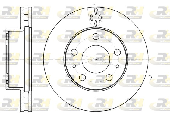 ROADHOUSE 61016.10 - Тормозные диски