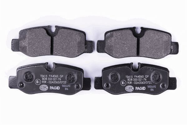 HELLA 8DB 355 021-761 - Тормозные колодки 