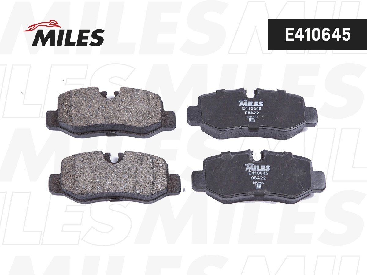 MILES E410645 - Тормозные колодки 