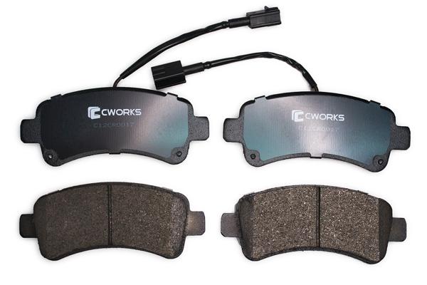 CWORKS C12CR0017 - Тормозные колодки 