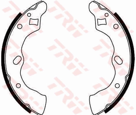 TRW GS8581 - Барабанные колодки