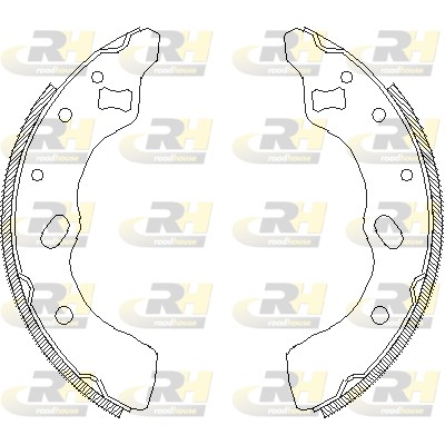 ROADHOUSE 4639.00 - Колодки барабанные